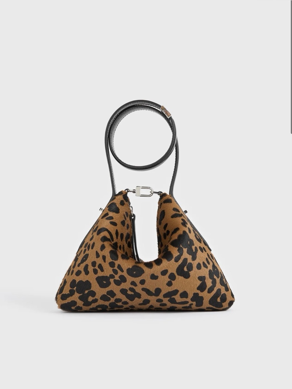 Toteme Leopard-Print Hobo Bag - Brown & Black